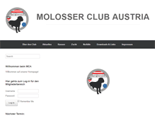 Tablet Screenshot of molosser.at